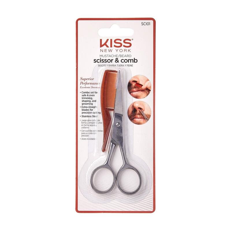 Kiss Tijeras Para Bigote Con Peine Incluido - Farmacias Arrocha