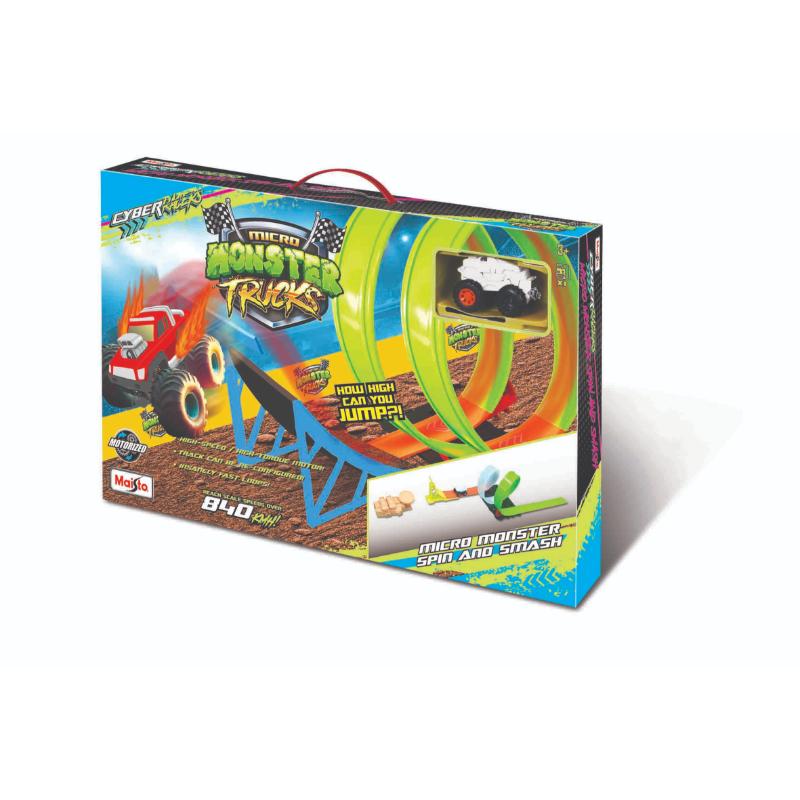 Maisto Pista Cyber Racers Monster Spin & Smash - Farmacias Arrocha