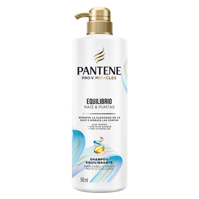 Pantene Shampoo Equilibrio Raiz y Puntas 510Ml - Farmacias Arrocha