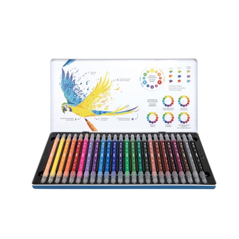 Milan Rotuladores Doble Punta Fina Pincel - Farmacias Arrocha