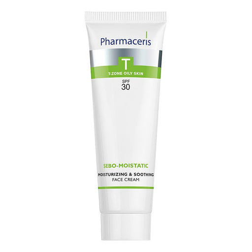 Pharmaceris T Sebo - Moistatic Crema facial hidratante y calmante FPS 30 50 ml - Farmacias Arrocha