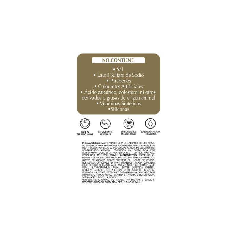 Bioland Crema Para Peinar Argán 300Ml - Farmacias Arrocha