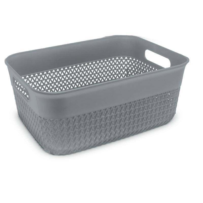 Canasta Plastica Gris 10Qt - Farmacias Arrocha