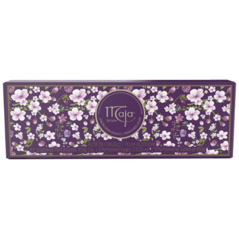 Maja Set Jabon Barra Plum Blossom 100 G X3 - Farmacias Arrocha