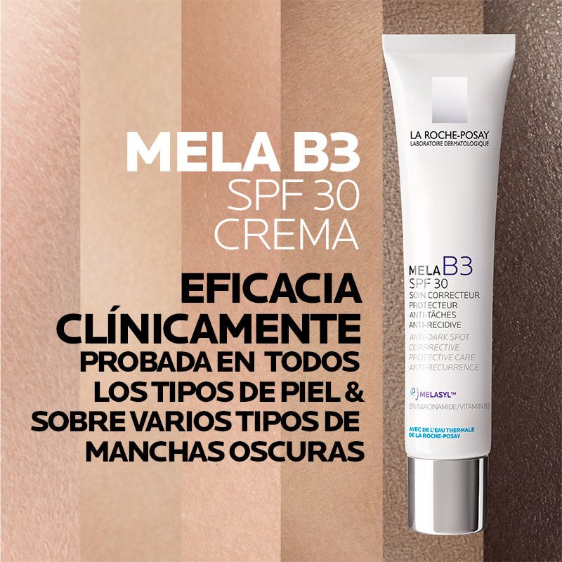 La Roche Posay Crema Facial Anti manchas Mela B3 SPF 30 40ml - Farmacias Arrocha