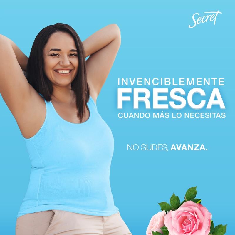 Barra Invisible Antitranspirante Secret Rose 45 g - Farmacias Arrocha