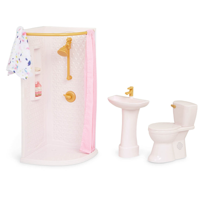 Set de Accesorios de Baño para Muñecas de 18” - Farmacias Arrocha
