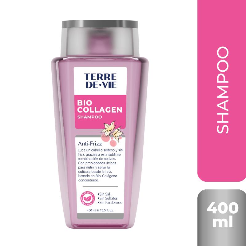 Terre De Vie Shampoo Bio Collagen Anti Frizz 400Ml - Farmacias Arrocha