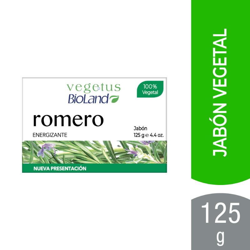 Bioland Jabón Romero En Barra 125G - Farmacias Arrocha