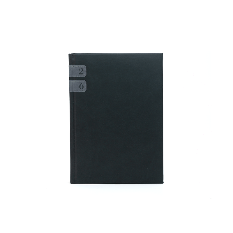 Cavalier Agenda Premium Diaria Ataco Negro 2026 - Farmacias Arrocha