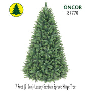 Oncor Pino de 7' Luxury Serbian Spruce Hing - Farmacias Arrocha