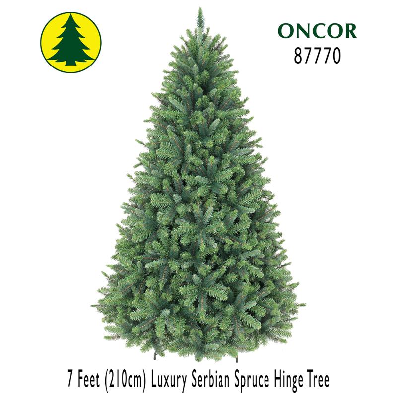 Oncor Pino de 7' Luxury Serbian Spruce Hing - Farmacias Arrocha