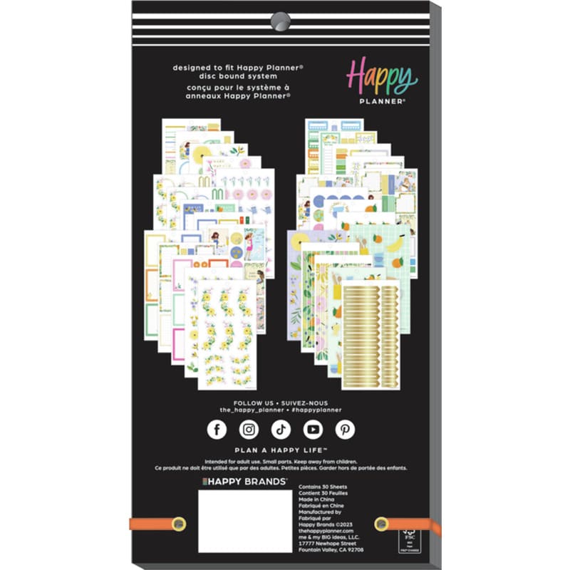 Happy Planner Pastimes 30 Sheet Sticker Value Pack - Farmacias Arrocha