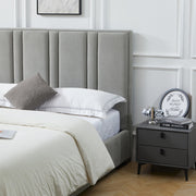 Cama con respaldar en líneas verticales Natural - Farmacias Arrocha