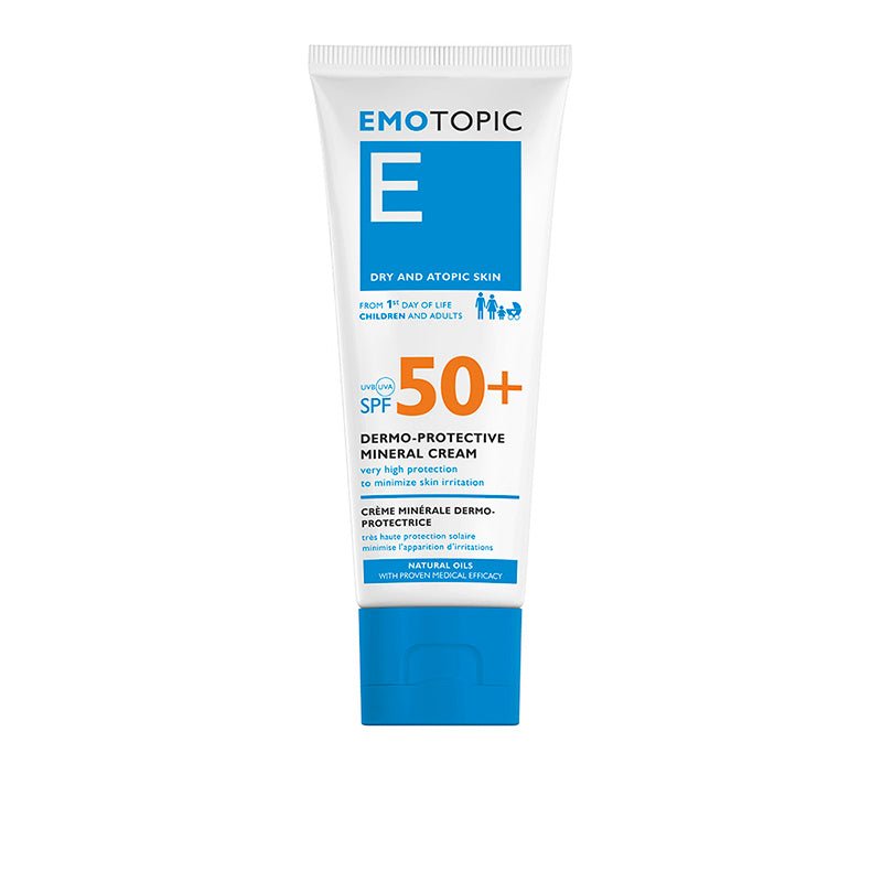 Emotopic Crema mineral dermo - protectora facial y corporal FPS 50+, desde el primer día de vida 75 ml - Farmacias Arrocha