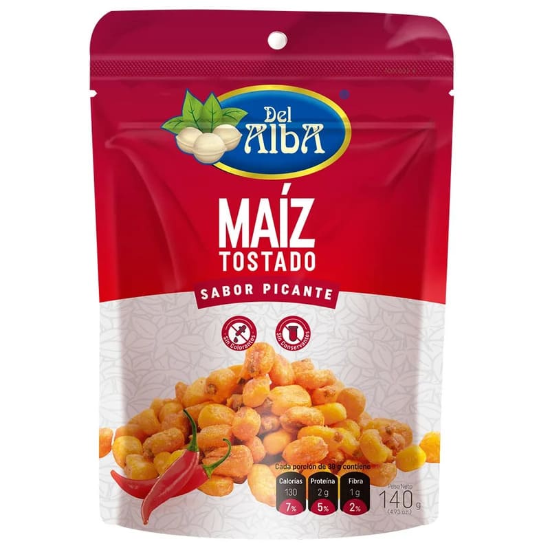 Del Alba Maiz Tostado Pcte 140G - Farmacias Arrocha