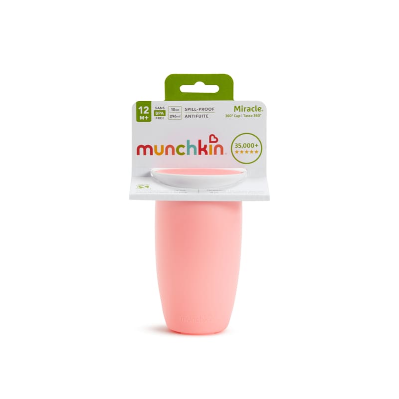 Munchkin Vaso 360 - 10Oz. Con Tapa - Farmacias Arrocha