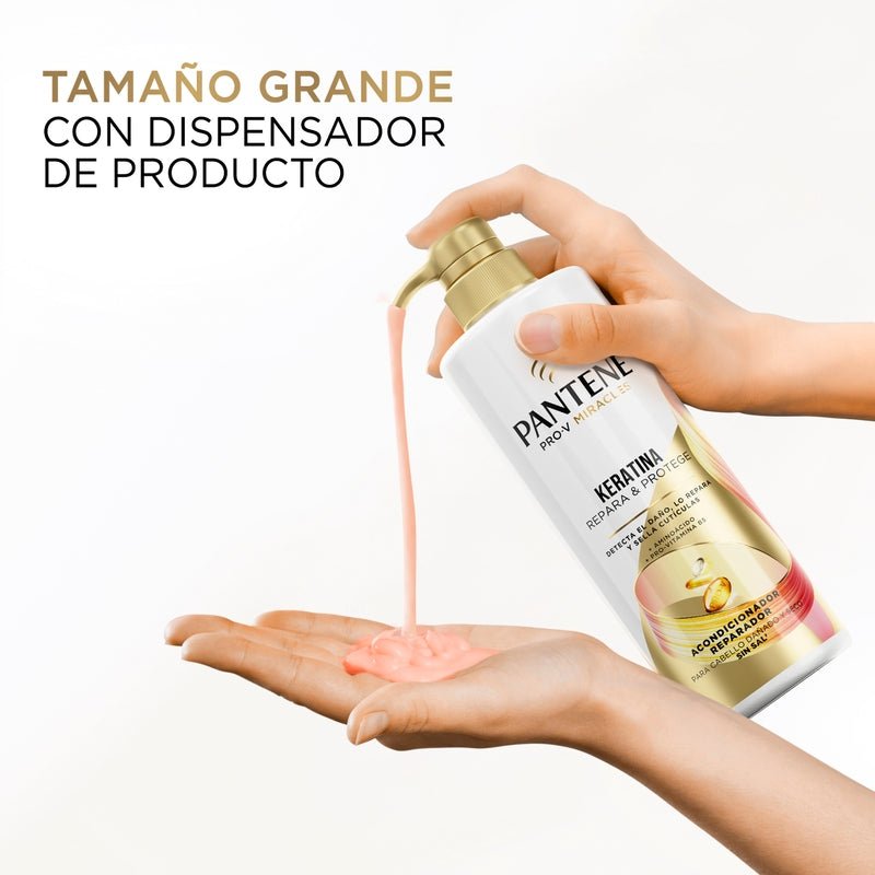 Acondicionador Reparador Pantene Pro - v Miracles Keratina Repara Y Protege 510 ml - Farmacias Arrocha