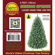Oncor Pino de 6' Luxury Serbian Spruce Hing - Farmacias Arrocha