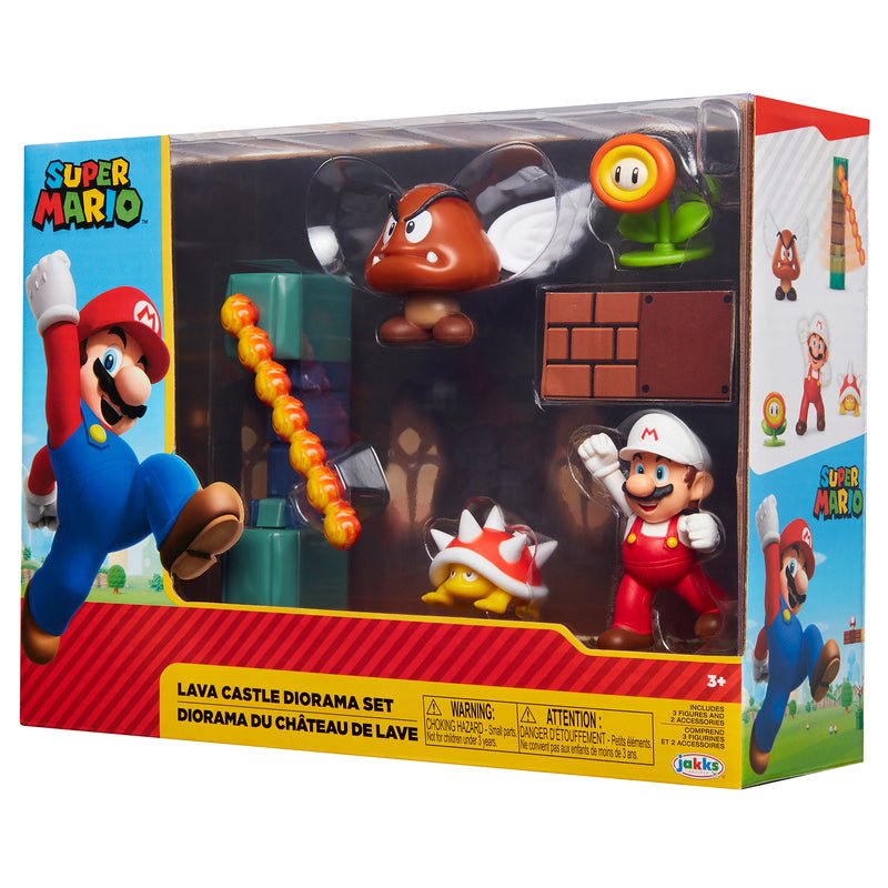 Nintendo Super Mario Diorama Castillo de Lava - Farmacias Arrocha