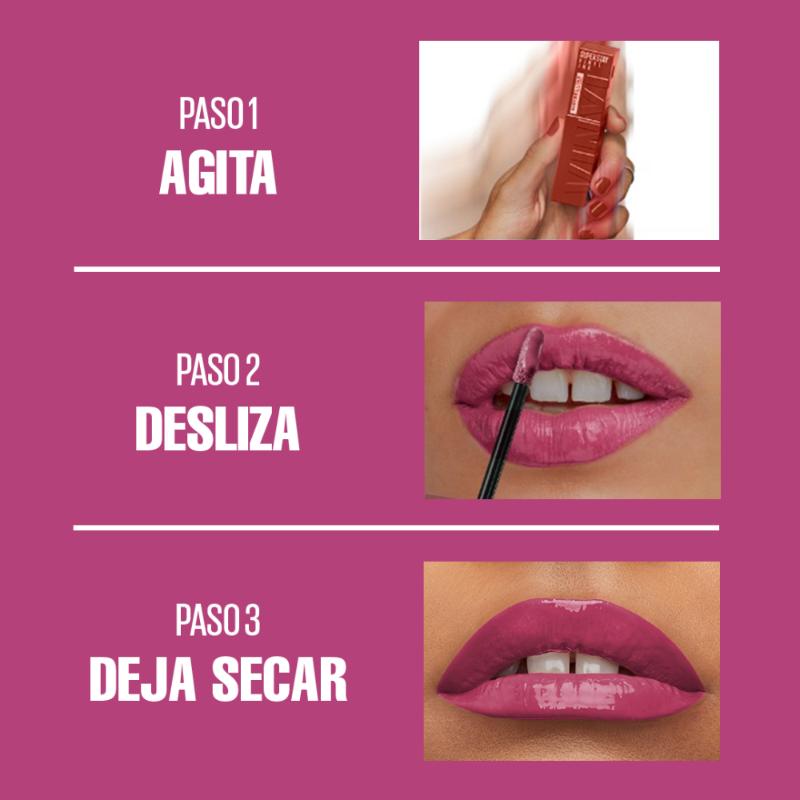 Labial Líquido Maybelline Superstay Vinyl Ink - Farmacias Arrocha