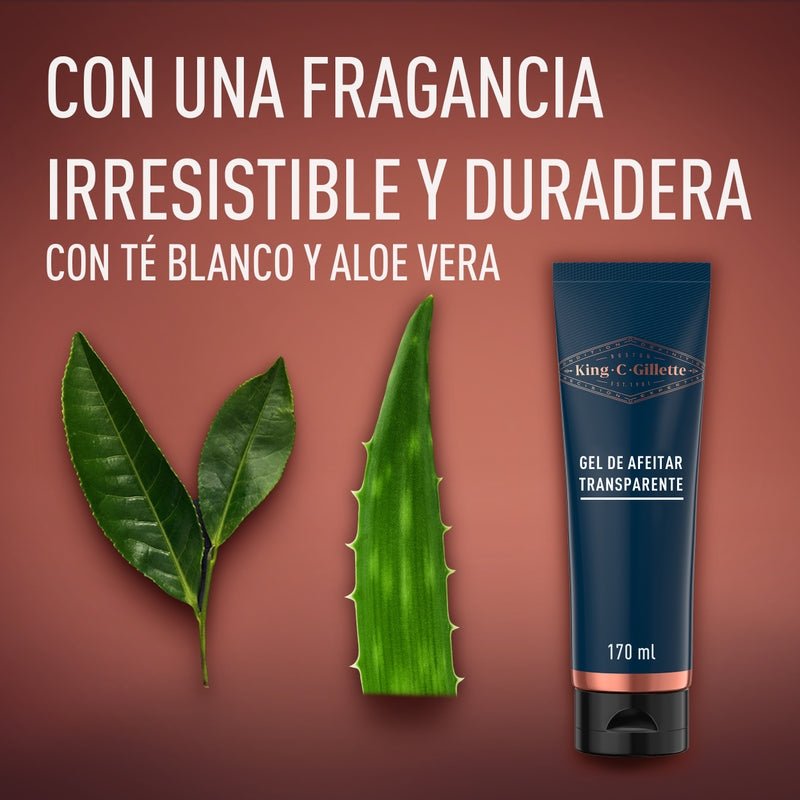Gel para Afeitar King C. Gillette, 170ml - Farmacias Arrocha