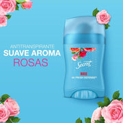 Barra Invisible Antitranspirante Secret Rose 45 g - Farmacias Arrocha
