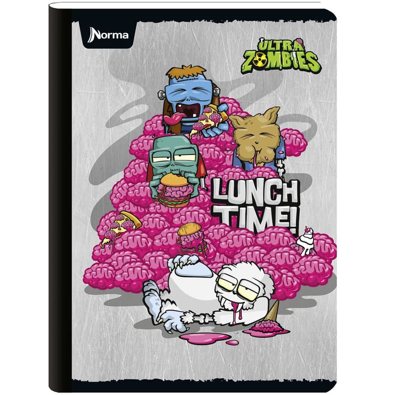 Norma Cuaderno Cosido Grande Raya Ancha 200 Pag Ultrazombies - Farmacias Arrocha