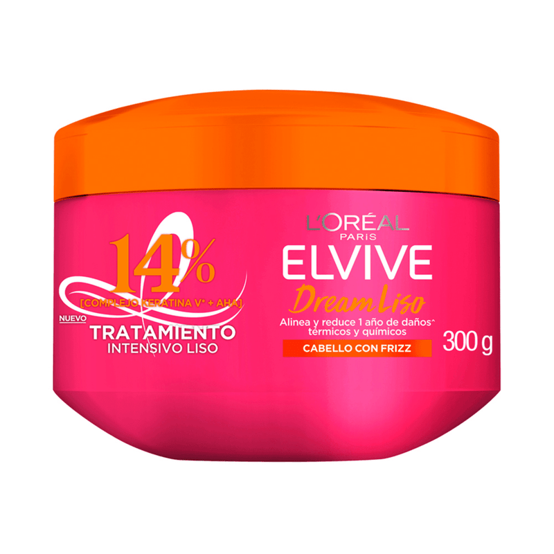 Tratamiento Elvive Dream Liso L'OREAL PARIS 300 G - Farmacias Arrocha