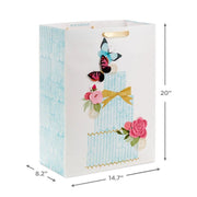 Hallmark Bolsa De Regalo Pastel De Mariposa 20" - Farmacias Arrocha