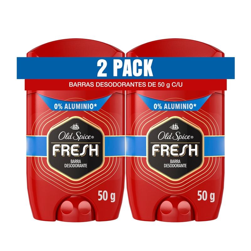 Barra Desodorante Old Spice Fresh 50 g X 2 Unidades - Farmacias Arrocha