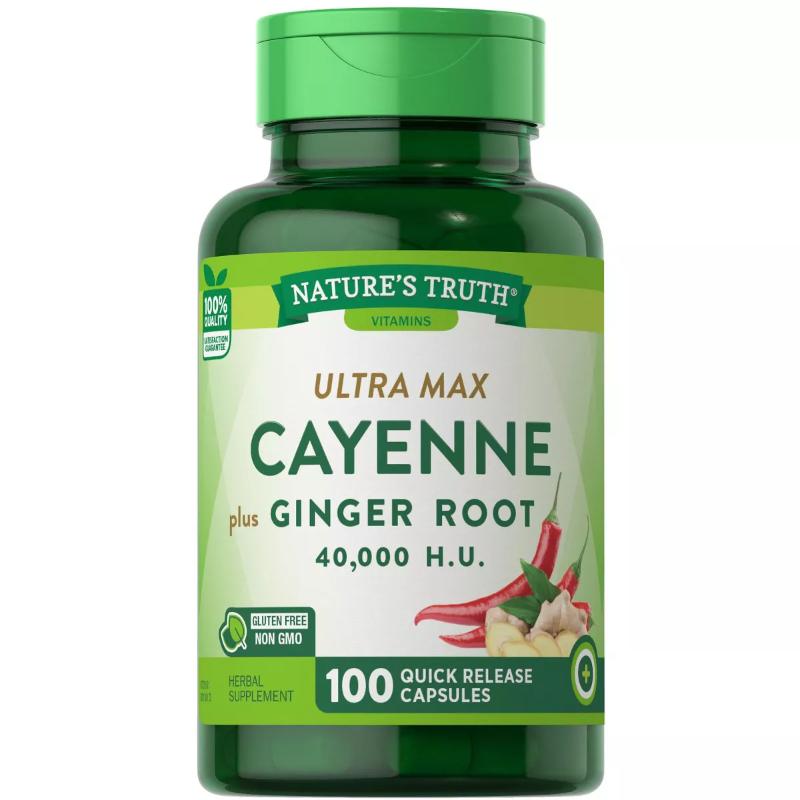 Nature'S Truth Ultra Cayenne 100 Caps - Farmacias Arrocha