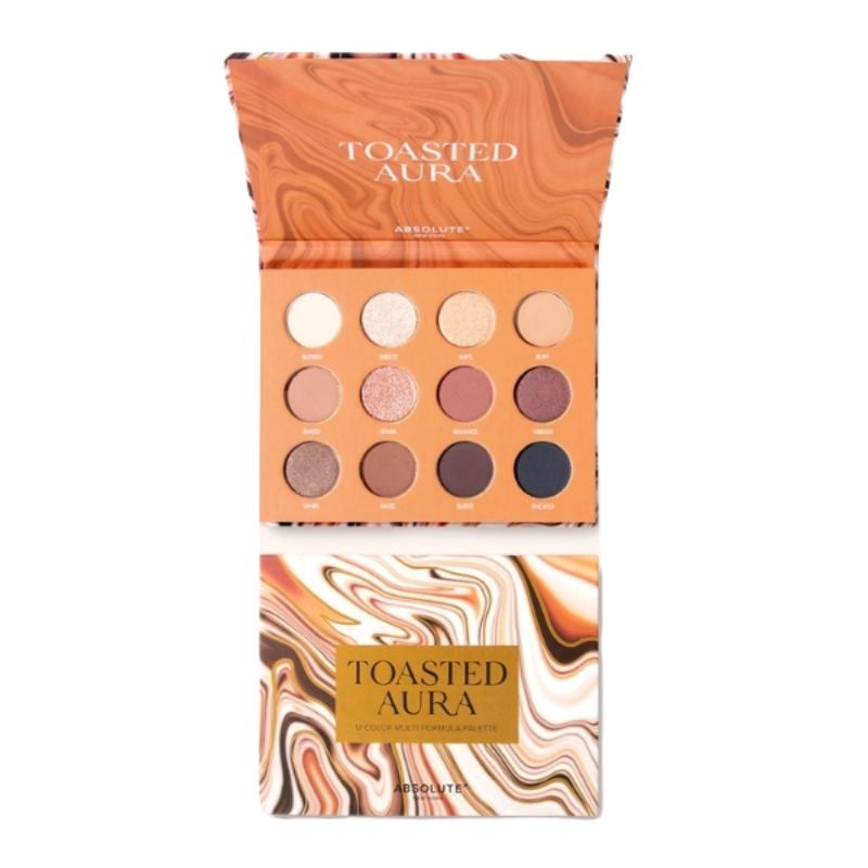 Absolute N.Y Paleta De Sombras Toasted Aura - Farmacias Arrocha