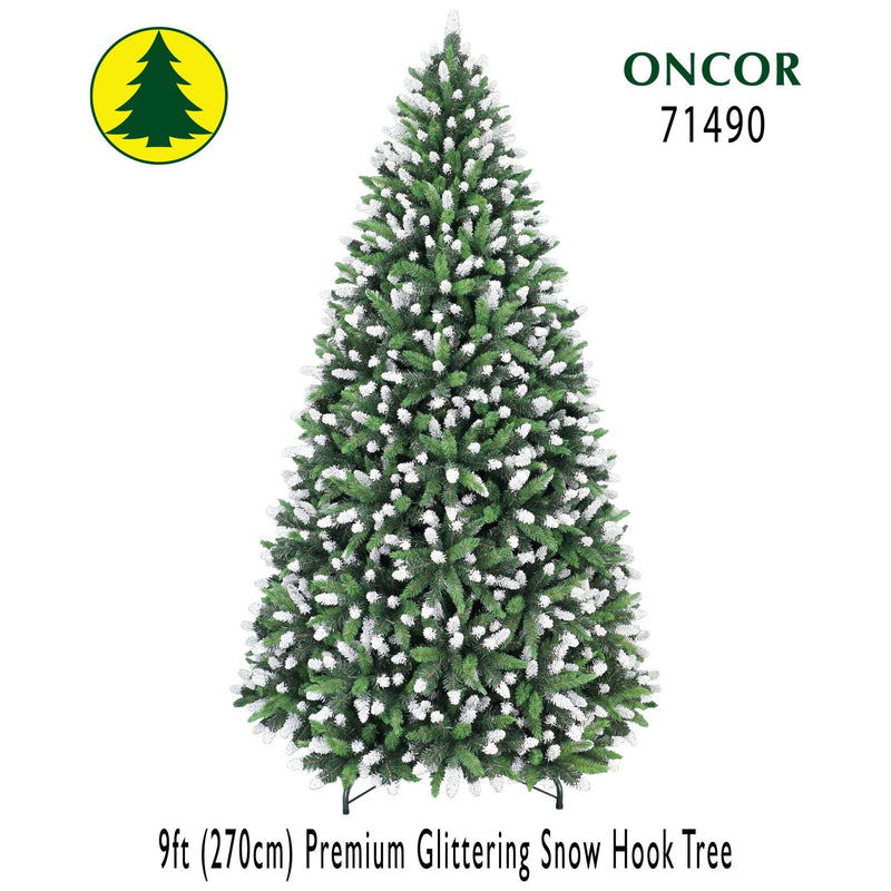Árbol de 9' Premium Glittering Snow - Farmacias Arrocha