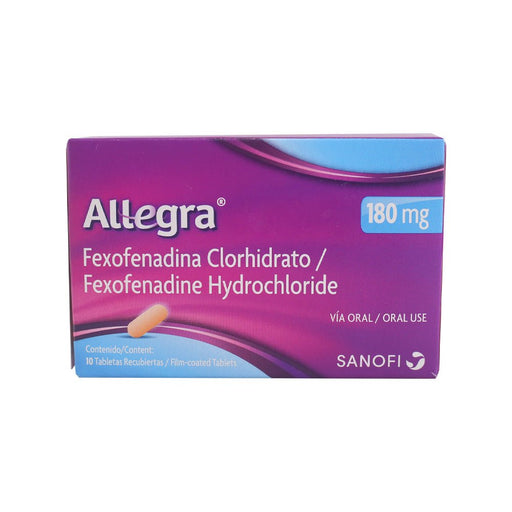 Allegra 180Mg De 10 Comprimidos - Farmacias Arrocha