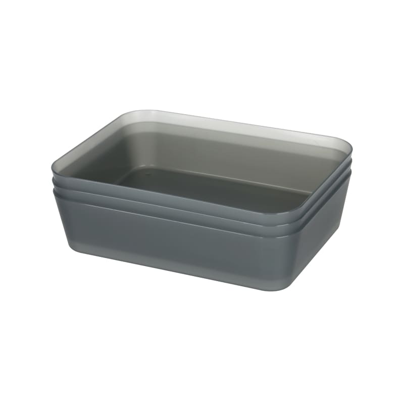 Tengone Organizador De Cajones Cuadrados Gris 3Pk - Farmacias Arrocha