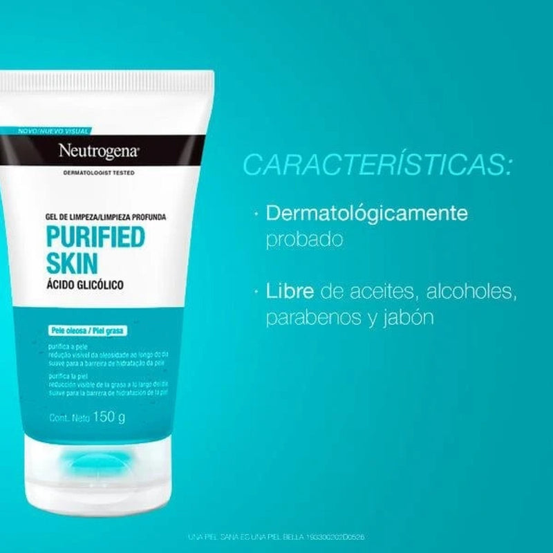 Neutrogena Purified Skin Gel de limpieza - Farmacias Arrocha