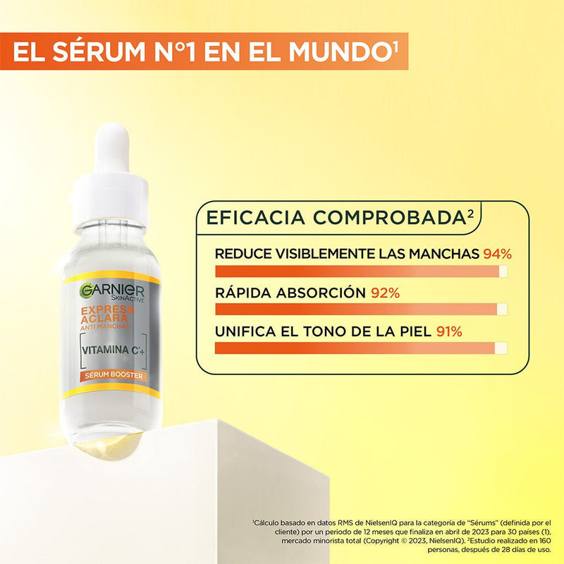 Serum Antimanchas Garnier Express Aclara Vitamina C 30 Ml - Farmacias Arrocha