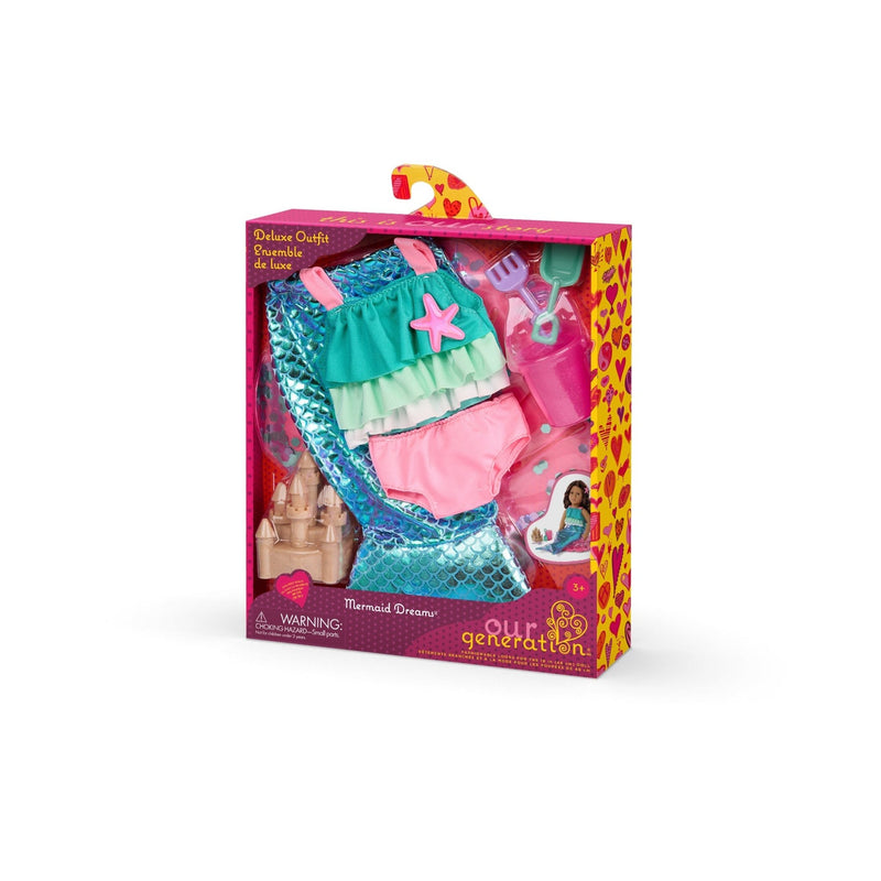 Aventura de Sirena – Outfit de Playa para Muñeca de 18” - Farmacias Arrocha