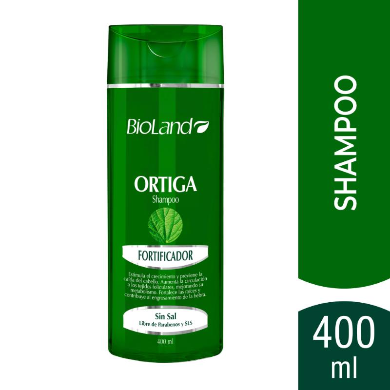 Bioland Shampoo Forticador Ortiga 400Ml - Farmacias Arrocha