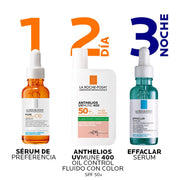 La Roche Posay Anthelios Uvmune 400 Oil Control Protector Solar Fluido Con Color Spf50+ 50Ml - Farmacias Arrocha