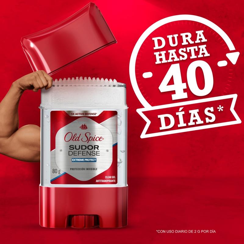 Gel Antitranspirante Old Spice Sudor Defense Extreme Protect 80 g - Farmacias Arrocha