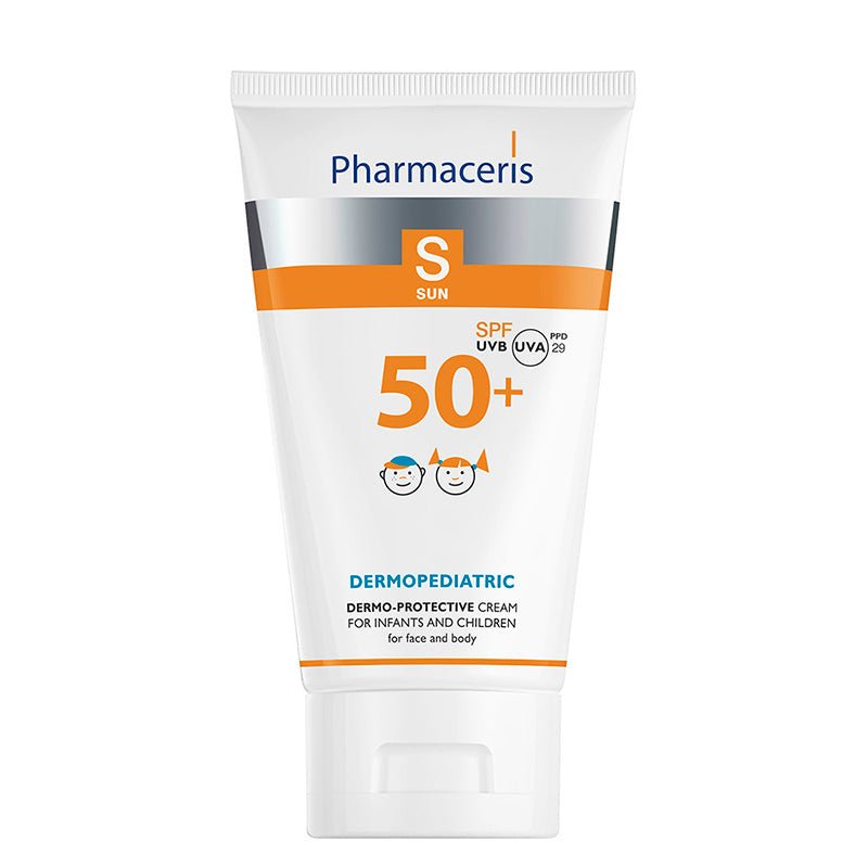Pharmaceris S Dermopediatric Crema dermo - protectora SPF 50 + cara y cuerpo para bebés y niños 125 ml - Farmacias Arrocha