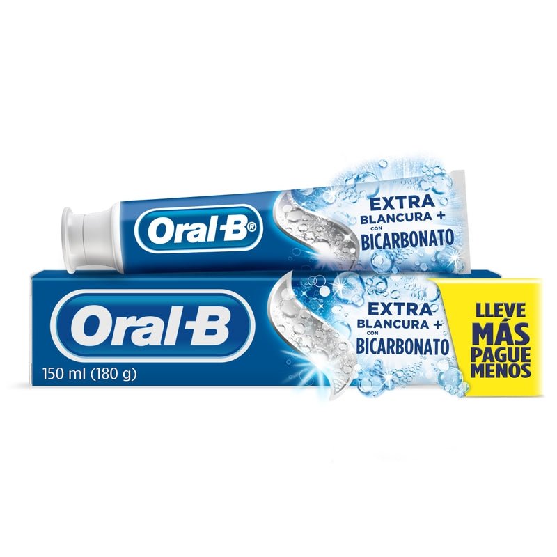 Pasta dental Anticaries con Flúor Oral - B extra Blancura con Bicarbonato 150 ml - Farmacias Arrocha