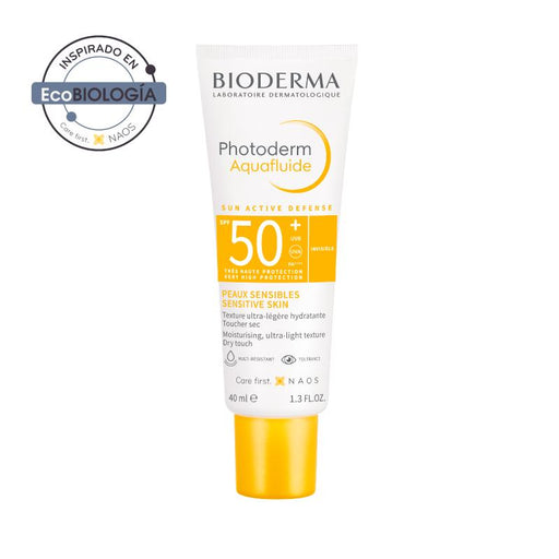 Bioderma Photoderm Aquafluide SPF 50 + Sin color - Farmacias Arrocha