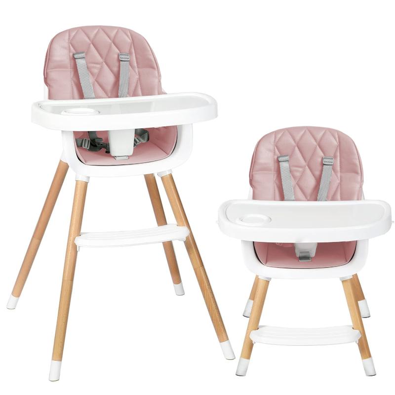 Silla Alta De Comer 3 en 1 Rosa - Farmacias Arrocha