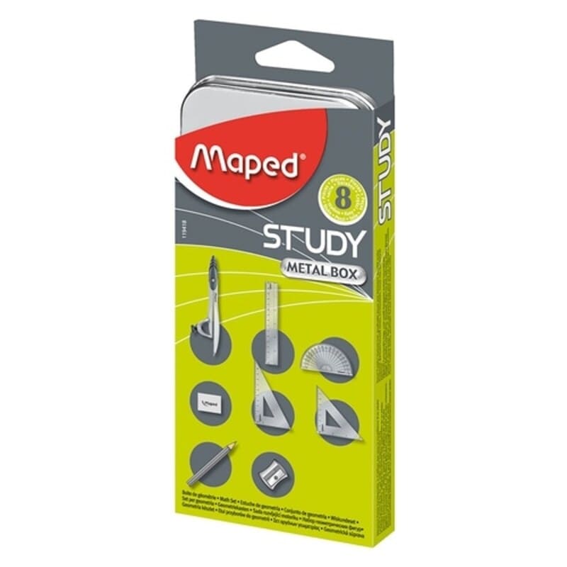 Maped Juego Geometria Study 8P Metal Box - Farmacias Arrocha