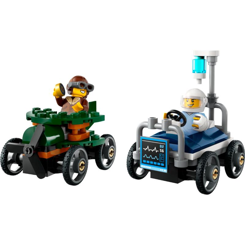 Lego City Coches de Carreas: Avión Vs Cama de Hospital - Farmacias Arrocha