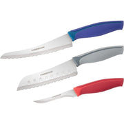 Faberware Set De 3 Cuchillos De Cocina Multiusos - Farmacias Arrocha