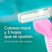 Máquina de afeitar para Mujer Gillette Venus Sensitive para Piel Sensible 2 uds - Farmacias Arrocha